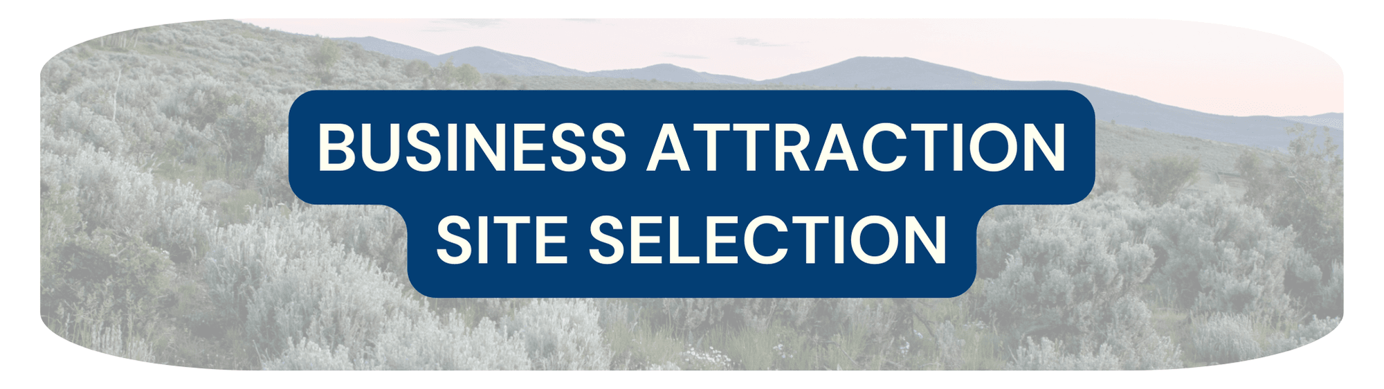 Button that says Business Attraction Site Selection